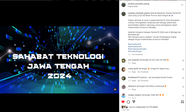 Profil 40 Besar Sahabat Teknologi Jawa Tengah Tahun 2024